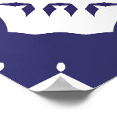 装飾色セラミックのアズレジョタイル。ヴィンテージ ポスター (角)