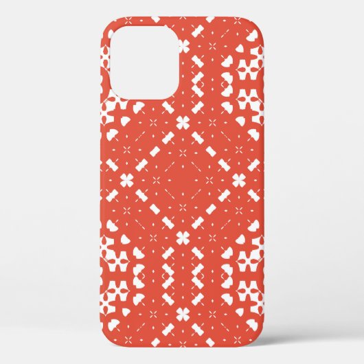 装飾色セラミックタラベラタイル。ヴィンテージ Case-Mate iPhoneケース (裏面)