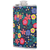 装飾花と離れ柄–48675 フラスク (左)