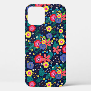 装飾花と離れ柄–48675 iPhone 12 PROケース