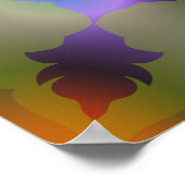 装飾花フラクタル ポスター (角)