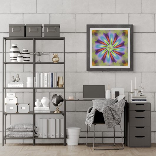 装飾花フラクタル ポスター