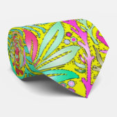 装飾花模様 ネクタイ (ロール)