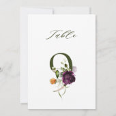 装飾花番号9 テーブルナンバー (裏面)