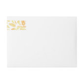 装飾花13 ラップアラウンドラベル (正面)