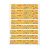 装飾花16 ラップアラウンドラベル (シート)