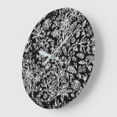 装飾花21 ラージ壁時計 (傾斜)