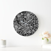 装飾花21 ラージ壁時計 (ホーム)