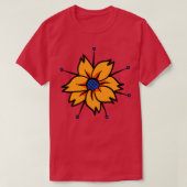 装飾花3 Tシャツ (デザイン正面)