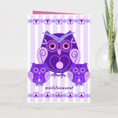 装飾芸術的誕生日カード付文字 カード (裏面)