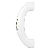 装飾茶色の黄色い鳥 セラミックキャビネット取っ手 (側面)