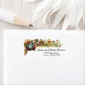 装飾華美ヴィンテージフローラ感謝祭 ラベル (インサイチュ)