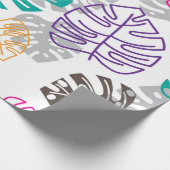 装飾葉包装紙 ラッピングペーパー (角)