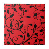 装飾葉 タイル (正面)