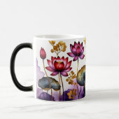 装飾蓮の花デザイン#2 モーフィングマグカップ (左)