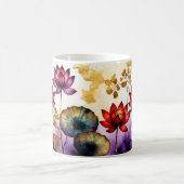 装飾蓮の花デザイン#2 モーフィングマグカップ (中央)