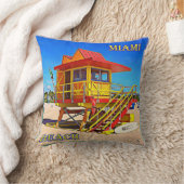 装飾装飾用クッションマイアミビーチフレンジー5B クッション (ブランケット)