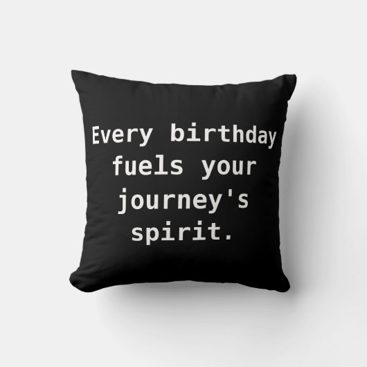 装飾装飾用クッション誕生日 クッション (正面)
