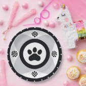 装飾要素を持つポープリント ペーパープレート (パーティー)