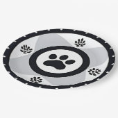 装飾要素を持つポープリント ペーパープレート (アングル)