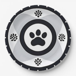 装飾要素を持つポープリント ペーパープレート