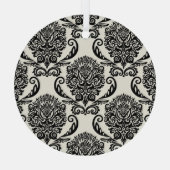 装飾要素、フリーハンドシームレススケッチ。 ガラスオーナメント (裏面)