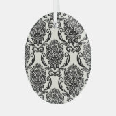 装飾要素、フリーハンドシームレススケッチ。 ガラスオーナメント (正面左)