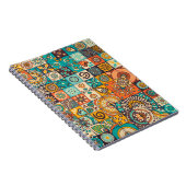 装飾要素：ヴィンテージ手書きパターン ノートブック (右側)