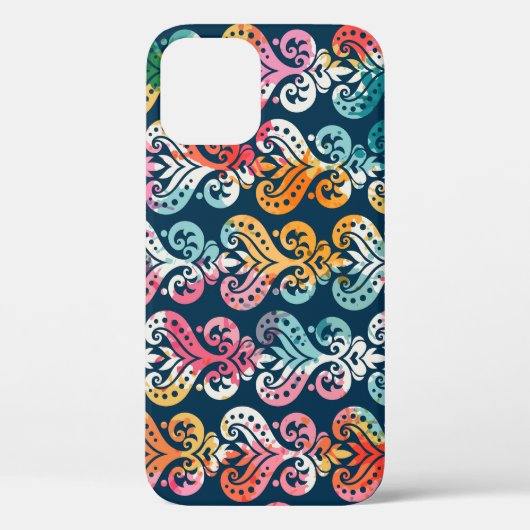 装飾要素、汎用性の高いパターンデザイン。 Case-Mate iPhoneケース (裏面)