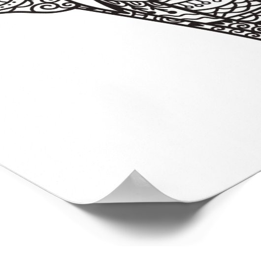 装飾象スタイル2 ポスター (角)