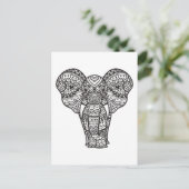 装飾象スタイル ポストカード (スタンド正面)