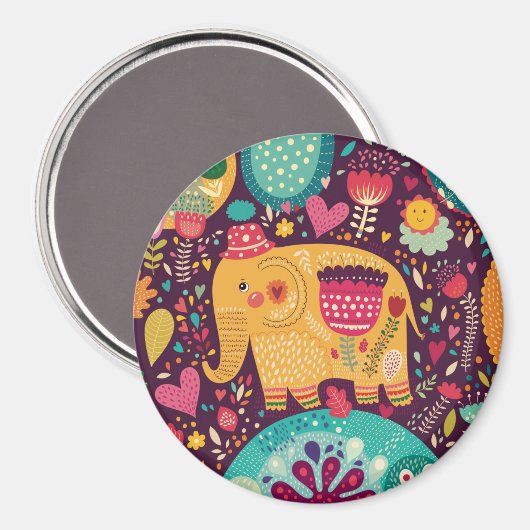 装飾象 マグネット (正面/裏面)