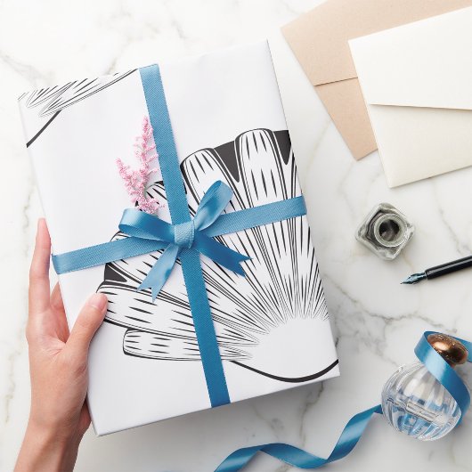 装飾貝殻 ラッピングペーパー