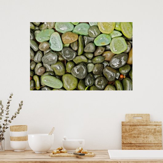 装飾造園岩 ポスター (キッチン)