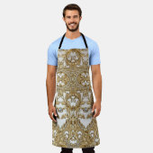 装飾金ゴールドエプロン エプロン (着用した状態)