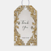 装飾金ゴールドギフトラベル ギフトタグ (裏面)