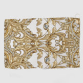 装飾金ゴールドゴルフタオル ゴルフタオル (横)