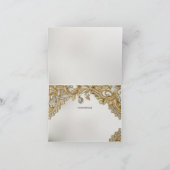 装飾金ゴールドサンキューカード サンキューカード (内部)