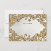 装飾金ゴールドサンキューカード サンキューカード (裏面)