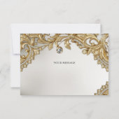 装飾金ゴールドサンキューカード サンキューカード (裏面)