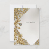 装飾金ゴールドサンキューカード サンキューカード (裏面)