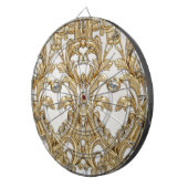 装飾金ゴールドダーツボード ダーツボード (正面右)