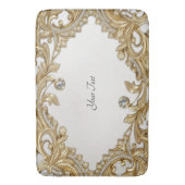 装飾金ゴールドバスマット バスマット (正面縦)