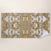 装飾金ゴールドビーチタオル ビーチタオル (正面)