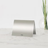 装飾金ゴールドブルーストーンズサンキューカード サンキューカード (裏面)