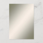 装飾金ゴールドホワイトフローラ詳細エンクロージャカード エンクロージャーカード (裏面)