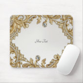 装飾金ゴールドマウスパッド マウスパッド (マウス)
