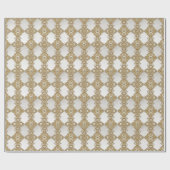 装飾金ゴールド包装紙 ラッピングペーパー (フラット)