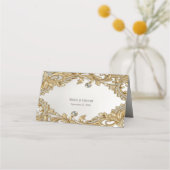 装飾金ゴールド座席表 プレイスカード (裏面)