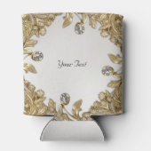 装飾金ゴールド結婚式の引き出物クーラーボックス 缶クーラー (裏面)